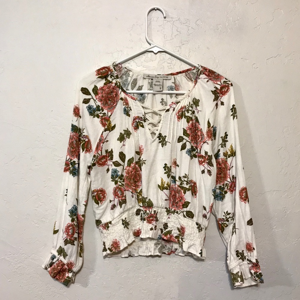 American Rag Floral Print Top